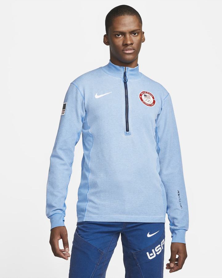 Nike ACG Dri-FIT ADV Long-Sleeve 1/2-Zip Top Muške Košulje Plave Bijele | HR-75962PLNV