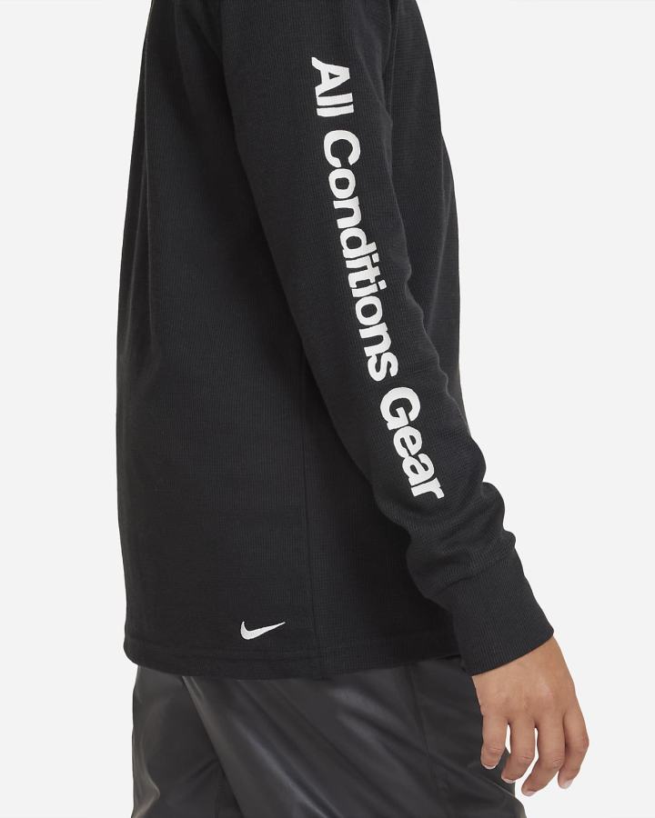 Nike ACG Dri-FIT Kids Long-Sleeve Top Za Dječake Košulje Crne | HR-27401XNOE