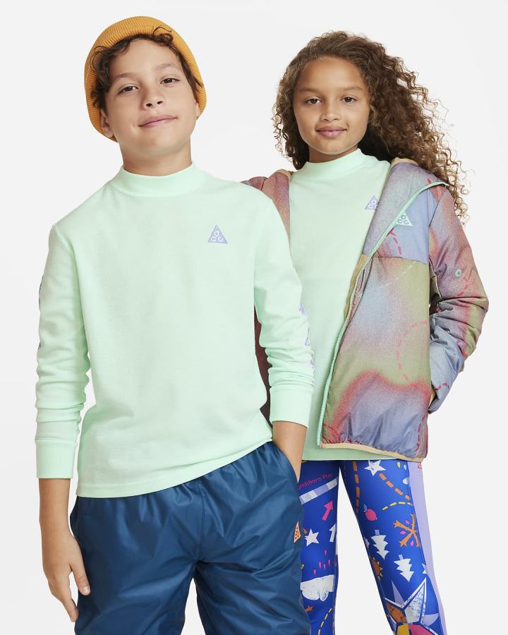 Nike ACG Dri-FIT Kids Long-Sleeve Top Za Djevojčice Košulje Menta | HR-34952FKXN