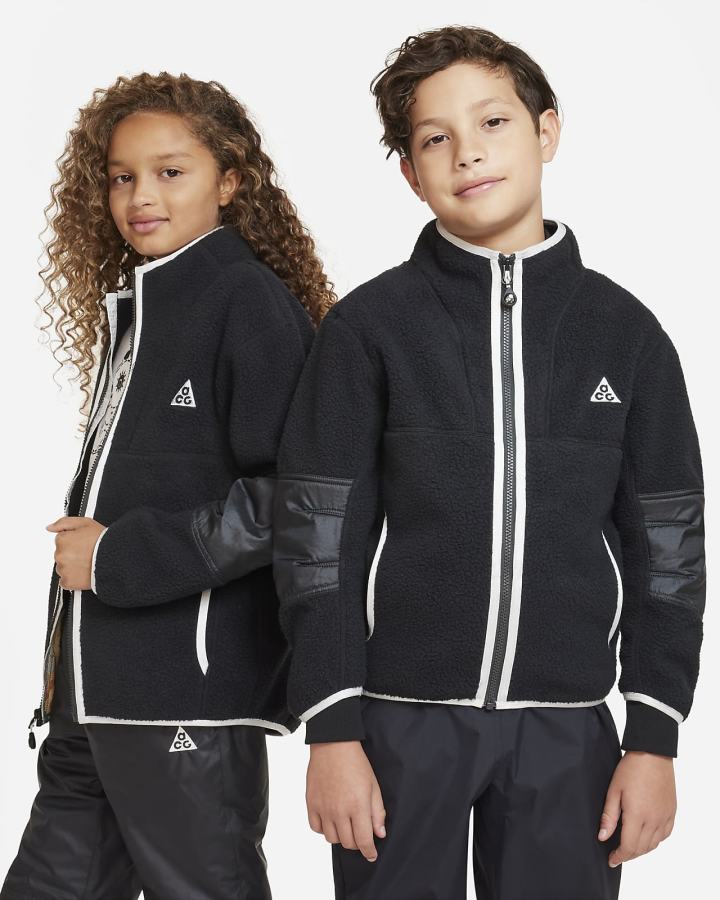 Nike ACG Therma-FIT Kids Full-Zip Za Dječake Jakne Crne | HR-74201TRNP