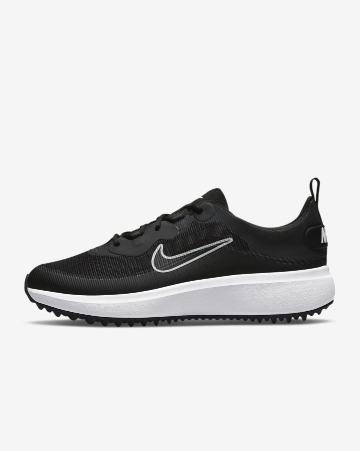 Nike Ace Summerlite Ženske Cipele Za Golf Crne Bijele | HR-46920DXFA