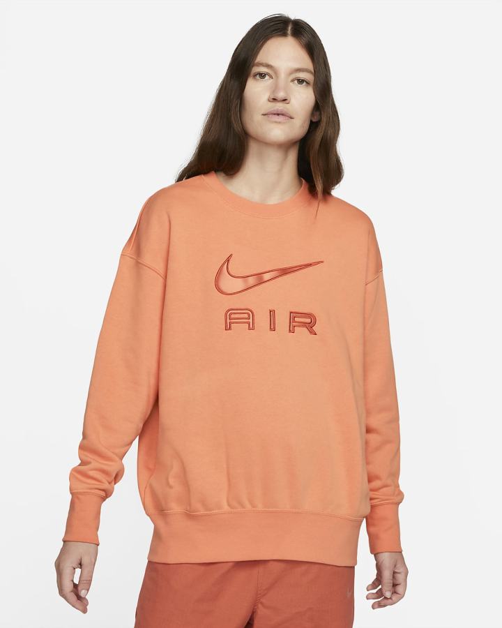 Nike Air Fleece Crew Ženske Dukserice Narančaste | HR-93482DXLS