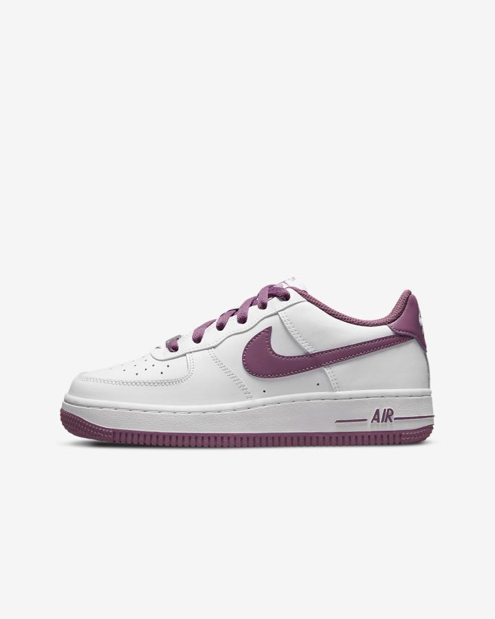 Nike Air Force 1 \'06 Kids Za Djevojčice Tenisiće Bijele Svijetlo Bordo | HR-56812LEWC