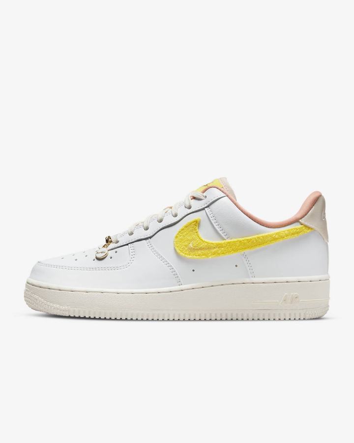 Nike Air Force 1 \'07 LX Ženske Tenisiće Bijele Žute | HR-87463AOQP