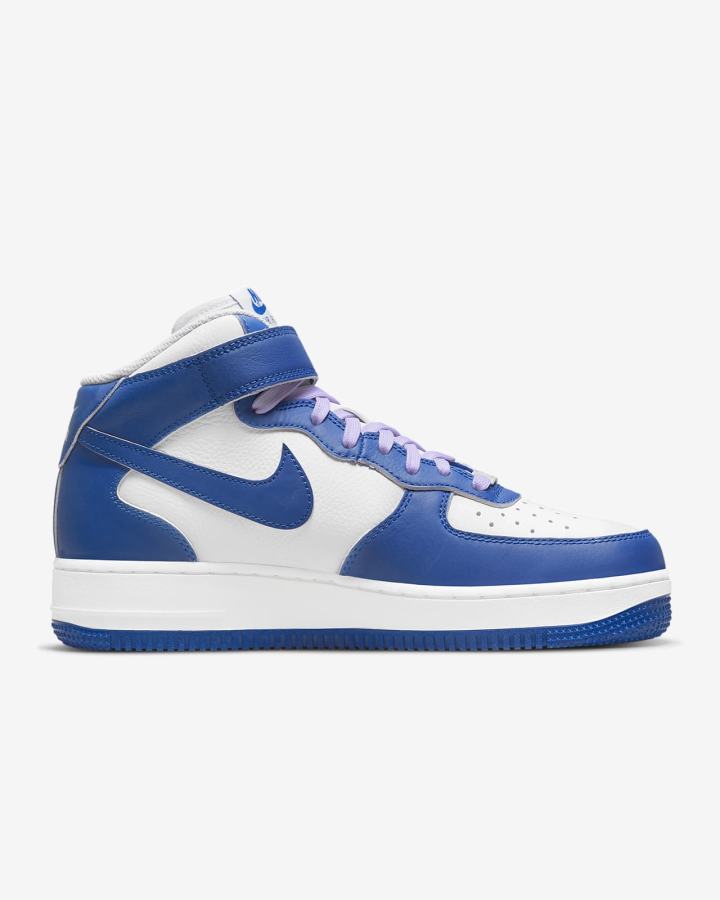 Nike Air Force 1 '07 Mid Ženske Tenisiće Bijele Plave | HR-89235BNIM