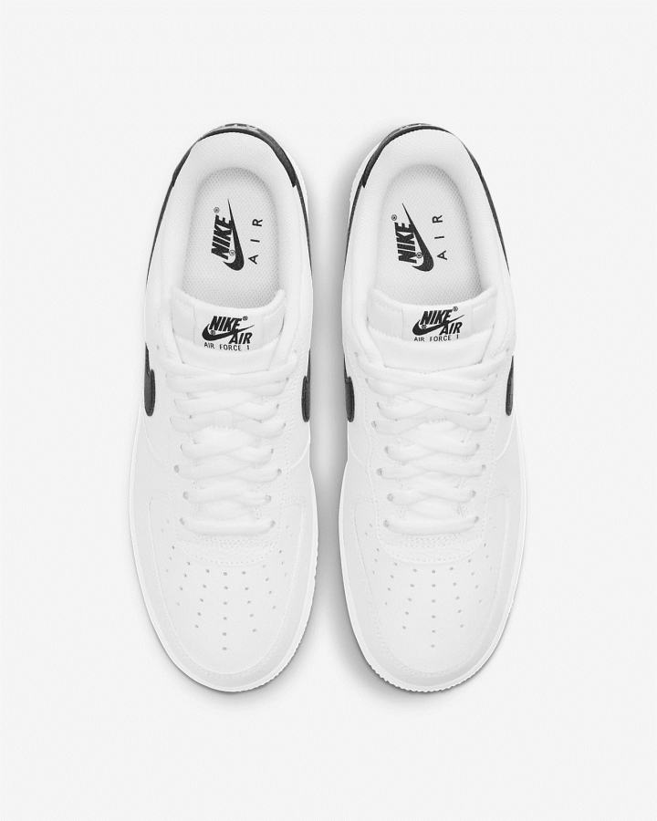 Nike Air Force 1 '07 Muške Tenisiće Bijele Crne | HR-31629FDNC