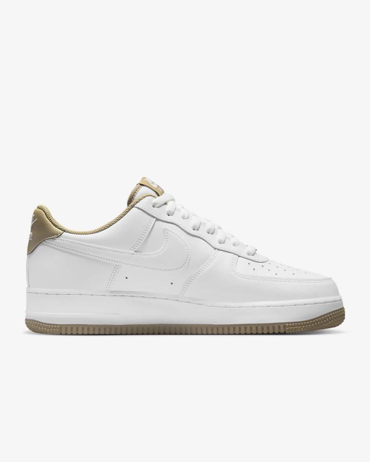 Nike Air Force 1 '07 Muške Tenisiće Bijele Kaki Boja Bijele | HR-70524KFNC