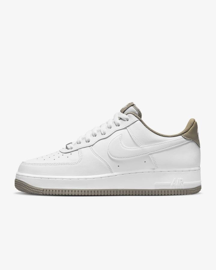 Nike Air Force 1 \'07 Muške Tenisiće Bijele Kaki Boja Bijele | HR-70524KFNC