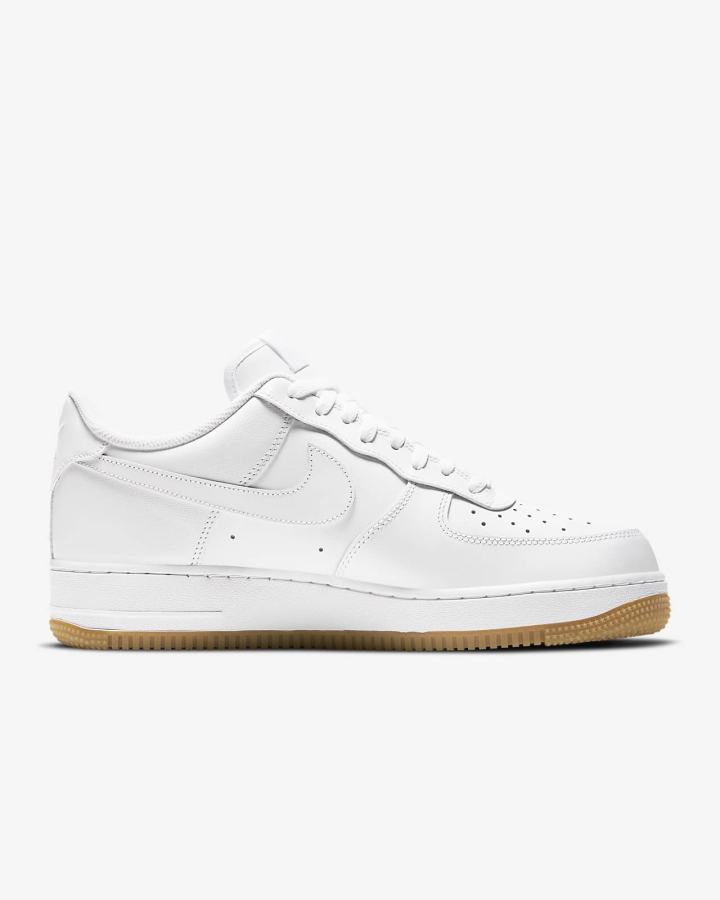 Nike Air Force 1 '07 Muške Tenisiće Bijele Svijetlo Smeđe Bijele | HR-74532EVNU