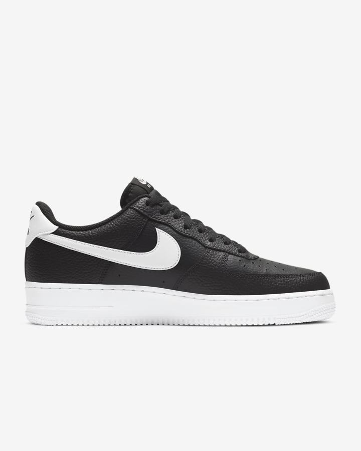 Nike Air Force 1 '07 Muške Tenisiće Crne Bijele | HR-64239TIZW