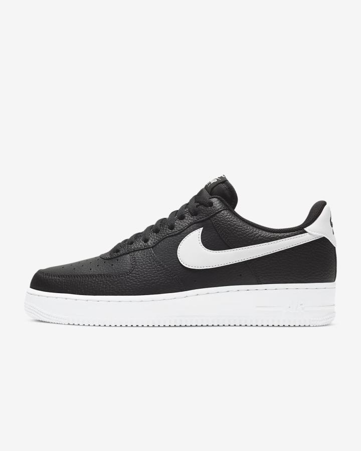 Nike Air Force 1 \'07 Muške Tenisiće Crne Bijele | HR-64239TIZW