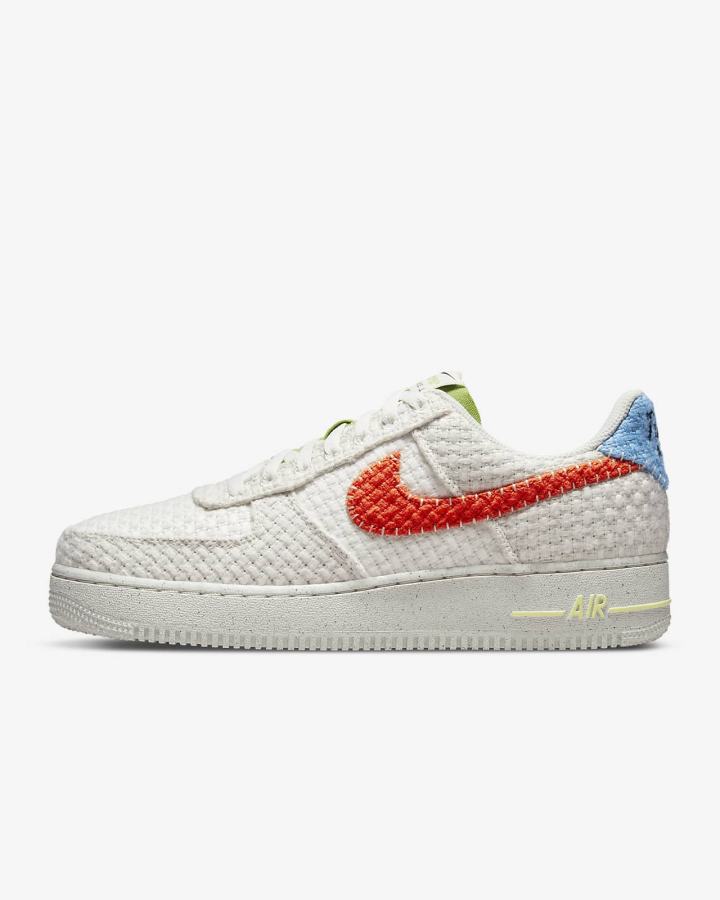 Nike Air Force 1 \'07 Next Nature Muške Tenisiće Plave Narančaste | HR-56819QFVX