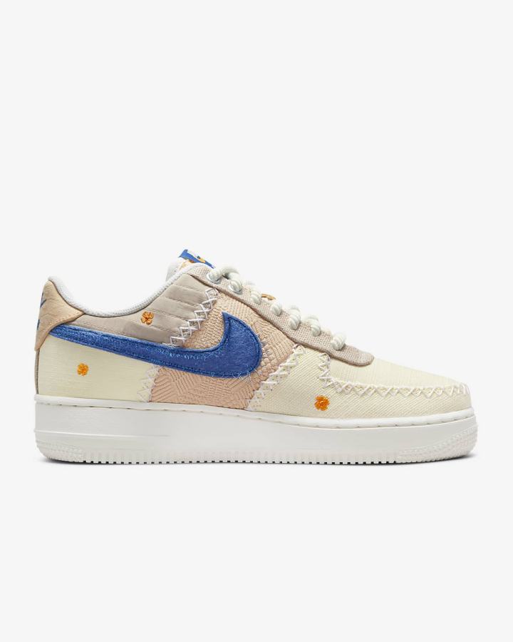 Nike Air Force 1 '07 Premium Ženske Tenisiće Bijele Crne Tamno Plave | HR-59162GXCS