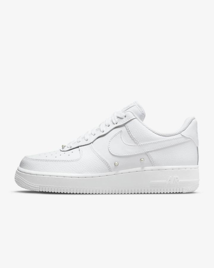 Nike Air Force 1 \'07 SE Ženske Tenisiće Bijele Metalne Srebrne Crne | HR-34681GZXC