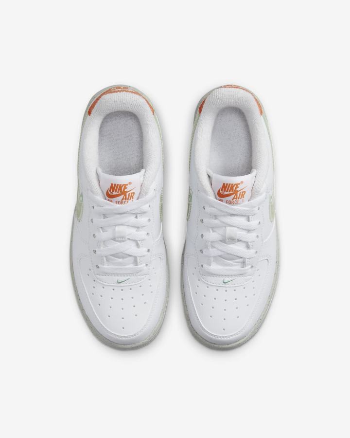 Nike Air Force 1 Crater Kids Za Djevojčice Tenisiće Bijele Narančaste Zelene | HR-75186ZBRD