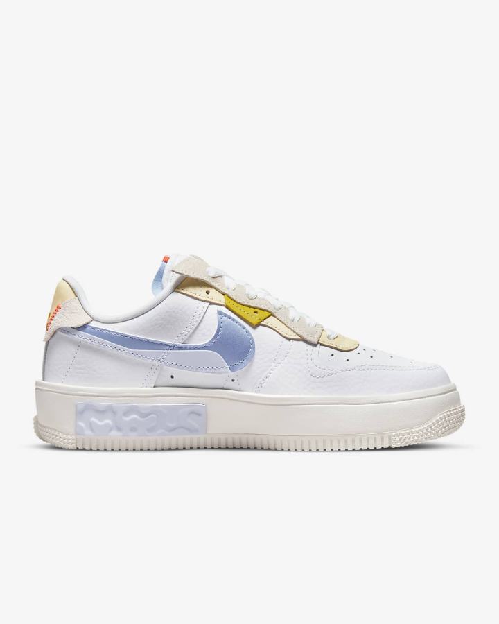 Nike Air Force 1 Fontanka Ženske Tenisiće Bijele Limun Svijetlo Plave | HR-21054EIJZ