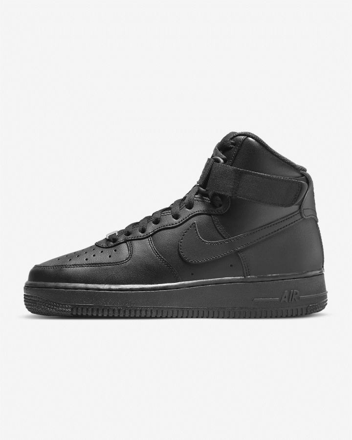 Nike Air Force 1 High Ženske Tenisiće Crne | HR-56904YAFE