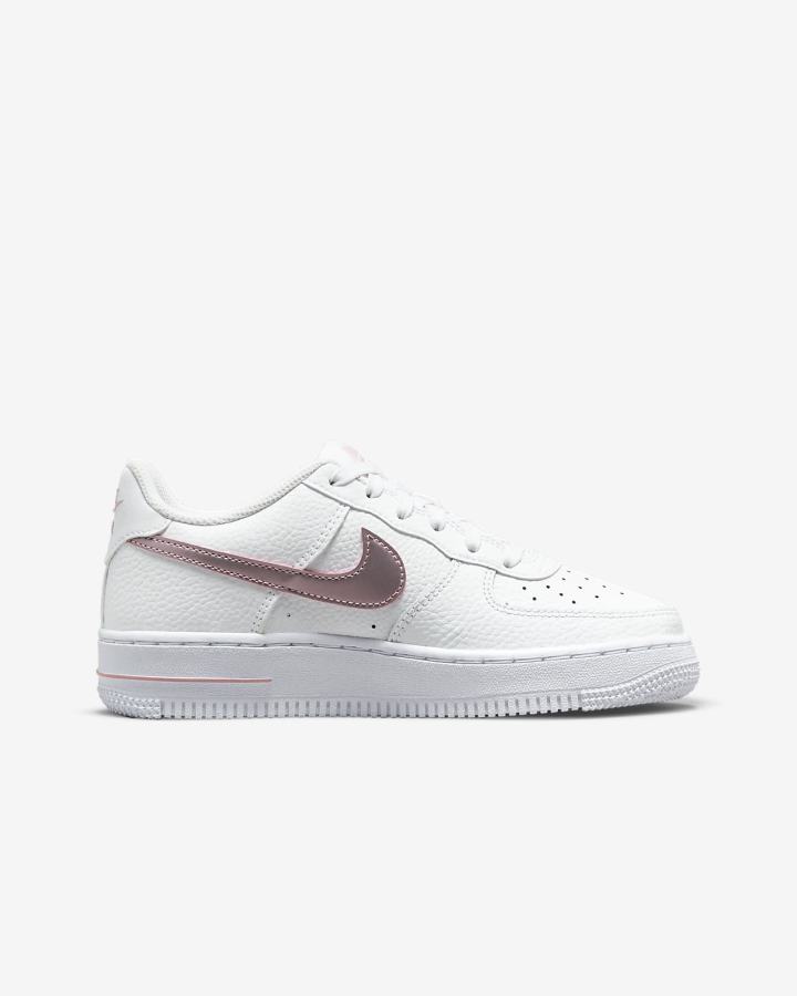 Nike Air Force 1 Kids Za Dječake Tenisiće Bijele Roze | HR-50741WZJN