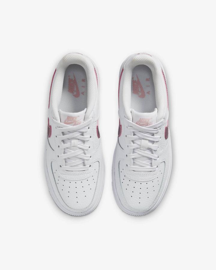 Nike Air Force 1 Kids Za Dječake Tenisiće Bijele Roze | HR-50741WZJN