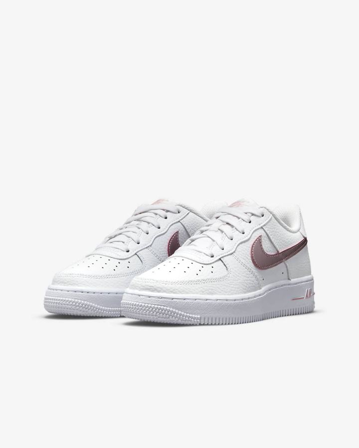 Nike Air Force 1 Kids Za Dječake Tenisiće Bijele Roze | HR-50741WZJN