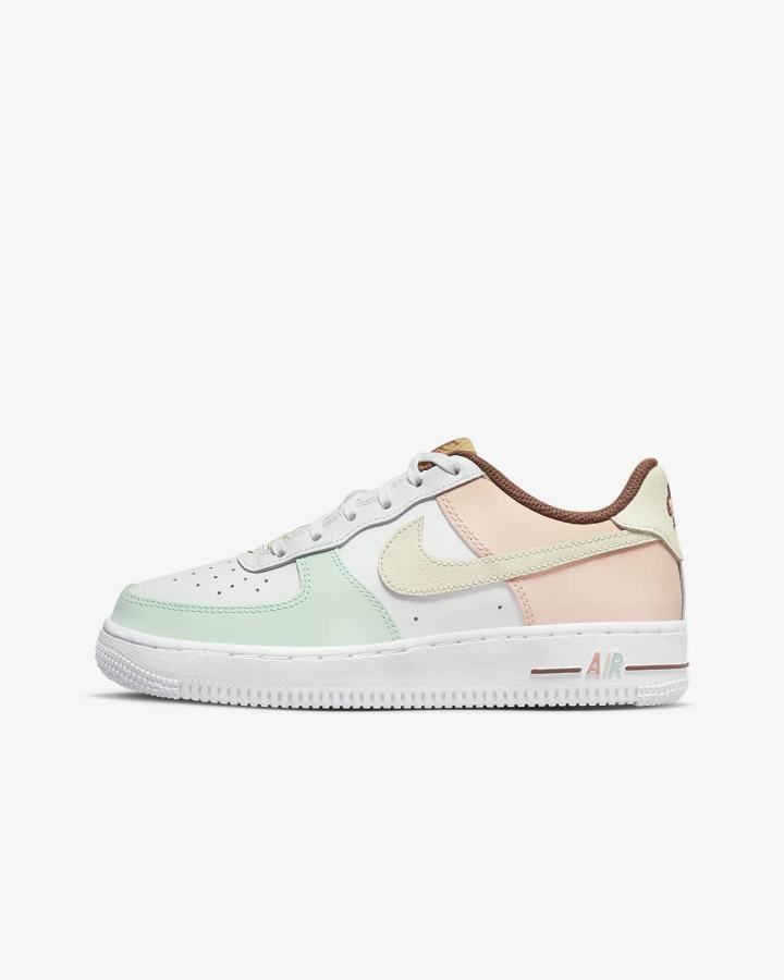 Nike Air Force 1 LV8 Kids Za Dječake Tenisiće Bijele Menta Narančaste | HR-51278NOLC