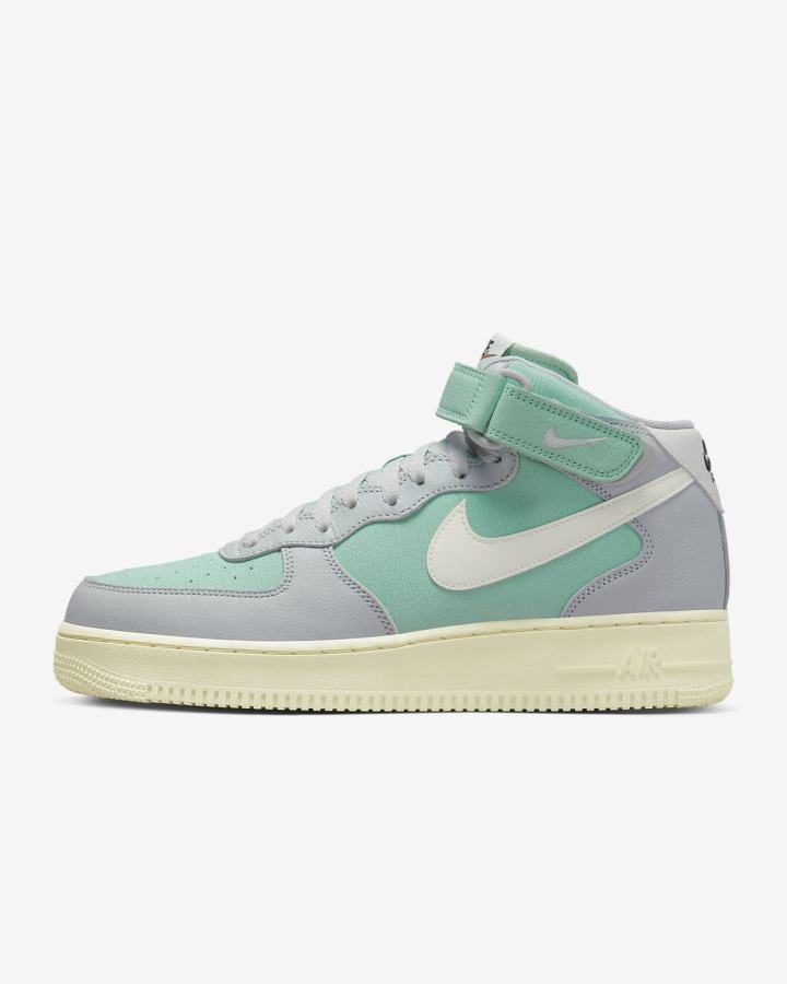 Nike Air Force 1 Mid \'07 LX Muške Tenisiće Sive Zelene Narančaste | HR-81296VETD