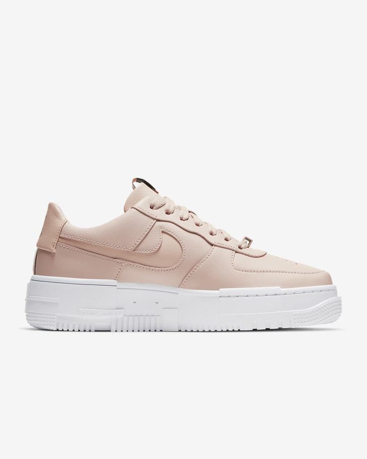 Nike Air Force 1 Pixel Ženske Tenisiće Bež Crne Bijele | HR-27435ENQJ