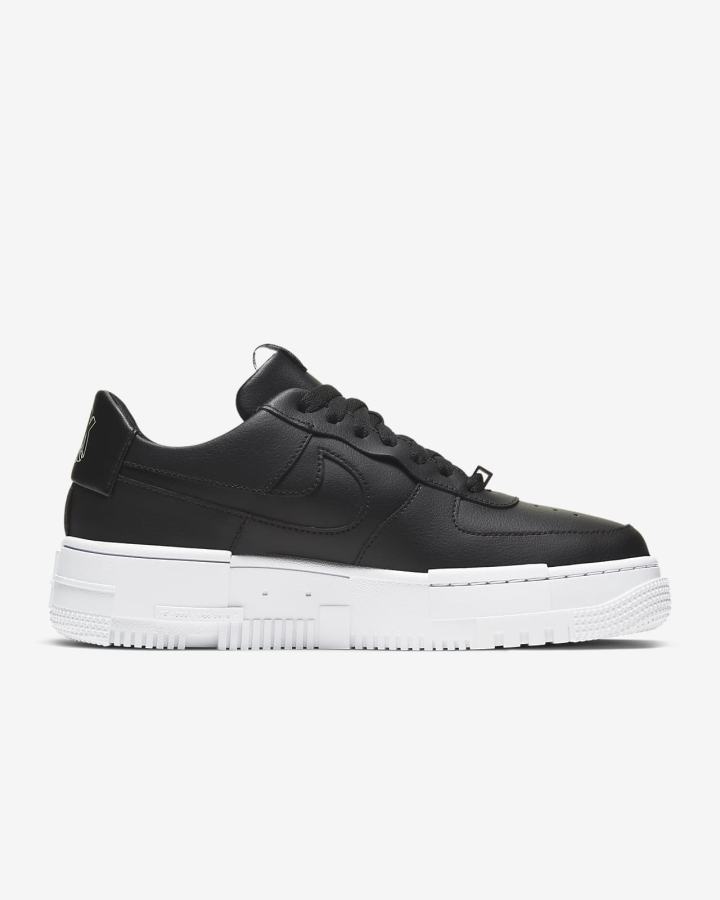 Nike Air Force 1 Pixel Ženske Tenisiće Crne Bijele Crne | HR-68092BGAQ