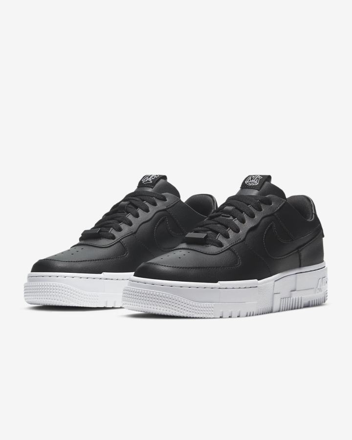 Nike Air Force 1 Pixel Ženske Tenisiće Crne Bijele Crne | HR-68092BGAQ