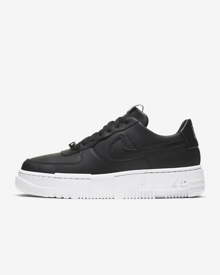 Nike Air Force 1 Pixel Ženske Tenisiće Crne Bijele Crne | HR-68092BGAQ