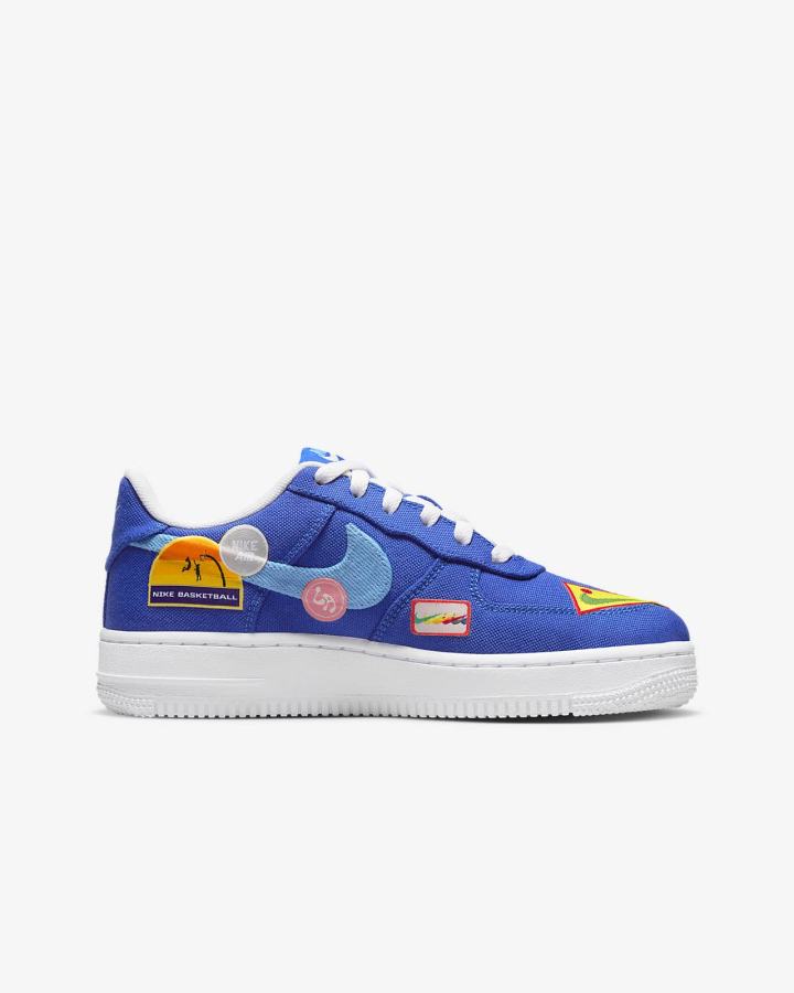 Nike Air Force 1 Premium Kids Za Dječake Tenisiće Plave Bijele Plave | HR-52794WXJO