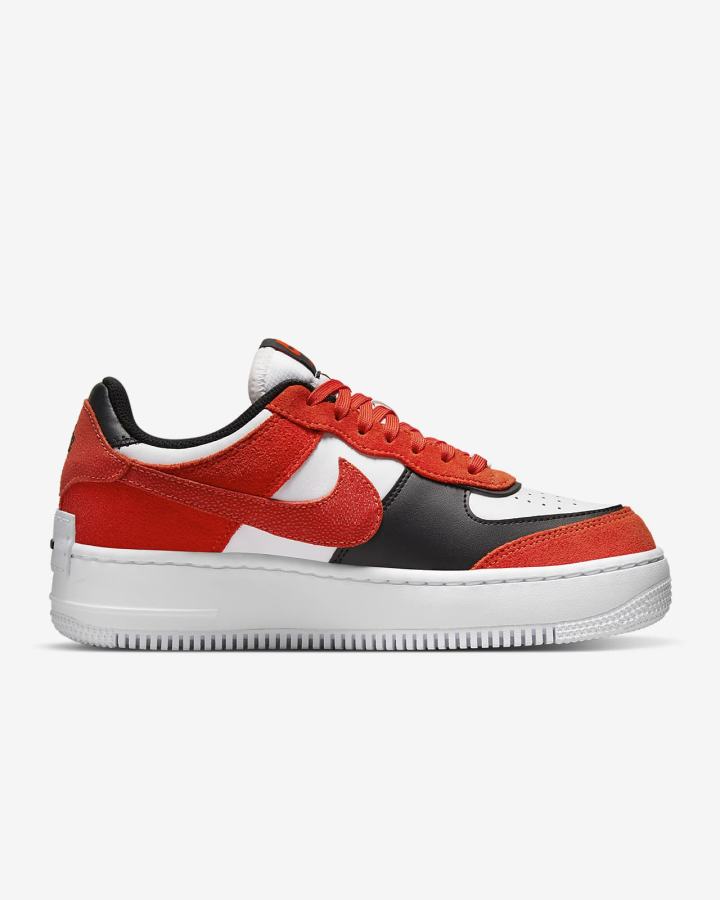 Nike Air Force 1 Shadow Ženske Tenisiće Narančaste Bijele Crne | HR-06592KAQC