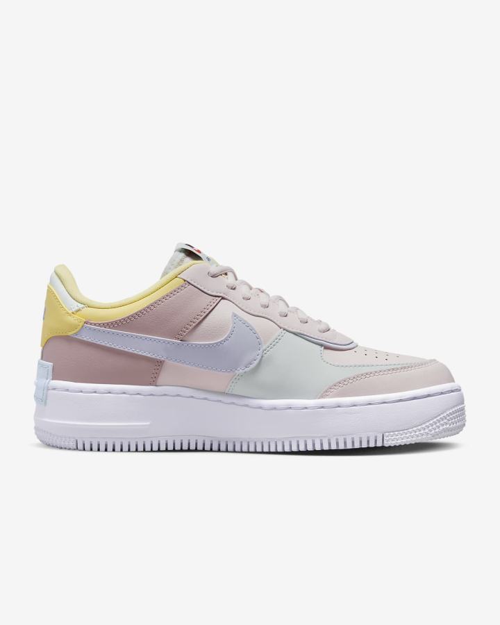 Nike Air Force 1 Shadow Ženske Tenisiće Svijetlo Roze Limun Svijetlo Plave | HR-09156ZEPO