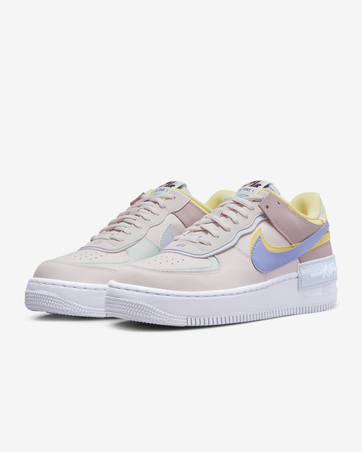 Nike Air Force 1 Shadow Ženske Tenisiće Svijetlo Roze Limun Svijetlo Plave | HR-09156ZEPO