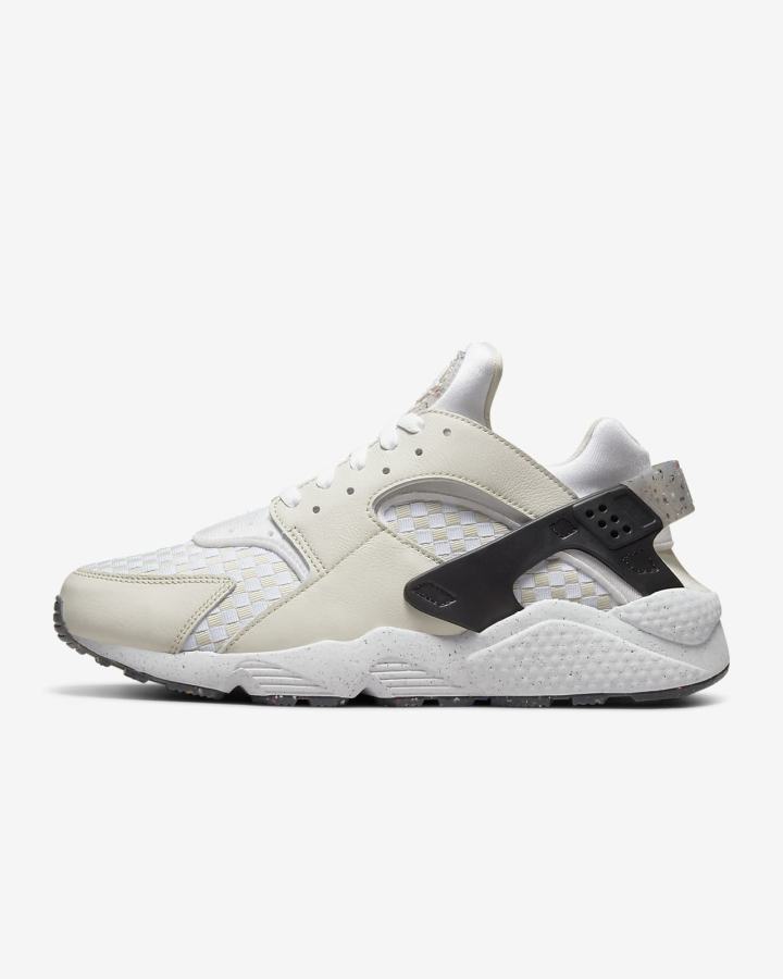 Nike Air Huarache Crater Premium Muške Tenisiće Svijetlo Bež Crne Bijele | HR-24756JMSX