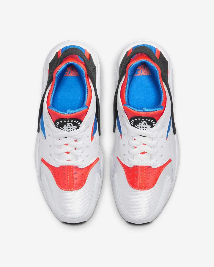 Nike Air Huarache Ženske Tenisiće Bijele Crvene Plave Crne | HR-58619TMKH