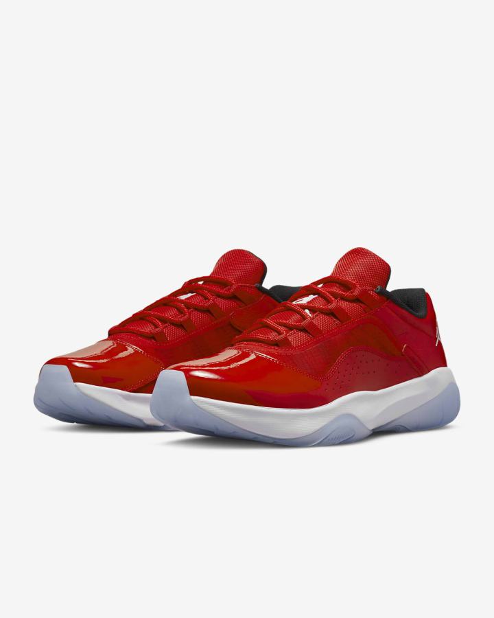 Nike Air Jordan 11 CMFT Low Muške Tenisiće Crvene Crne Bijele | HR-38921OTCX