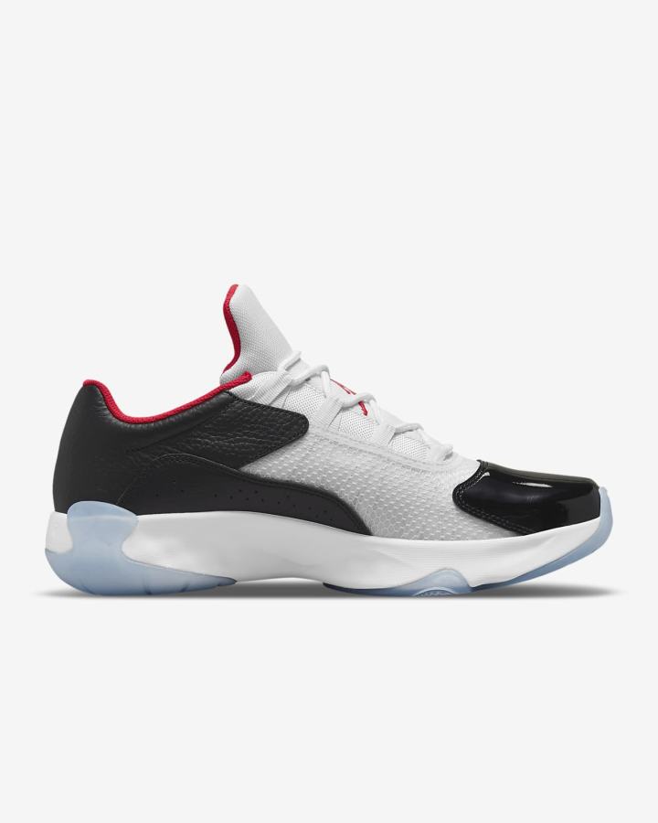 Nike Air Jordan 11 CMFT Low Muške Tenisiće Bijele Crne Crvene | HR-39847CJNL