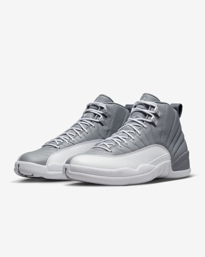 Nike Air Jordan 12 Retro Muške Tenisiće Sive Bijele | HR-23467OEXN