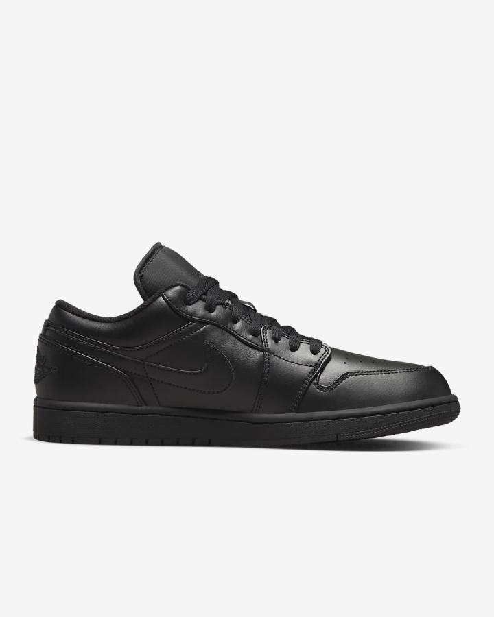 Nike Air Jordan 1 Low Muške Tenisiće Crne | HR-02849YFZW