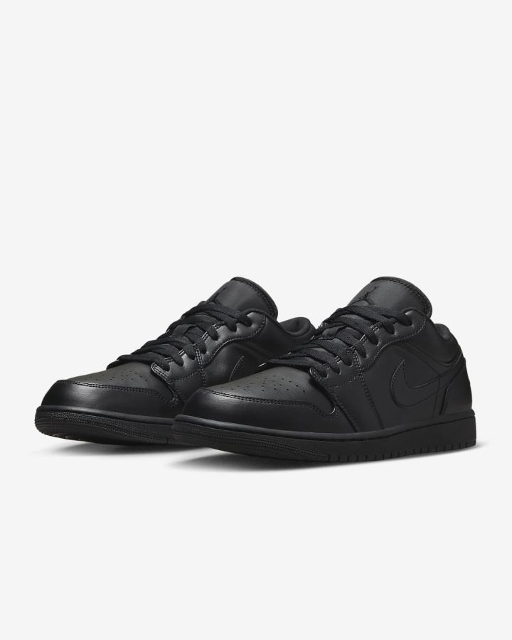 Nike Air Jordan 1 Low Muške Tenisiće Crne | HR-02849YFZW