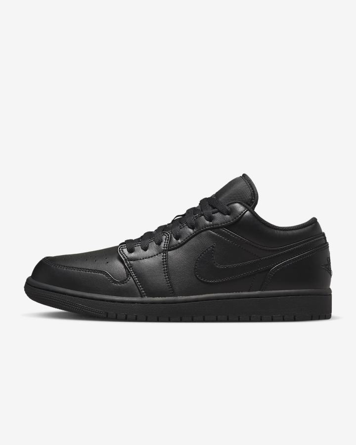 Nike Air Jordan 1 Low Muške Tenisiće Crne | HR-02849YFZW