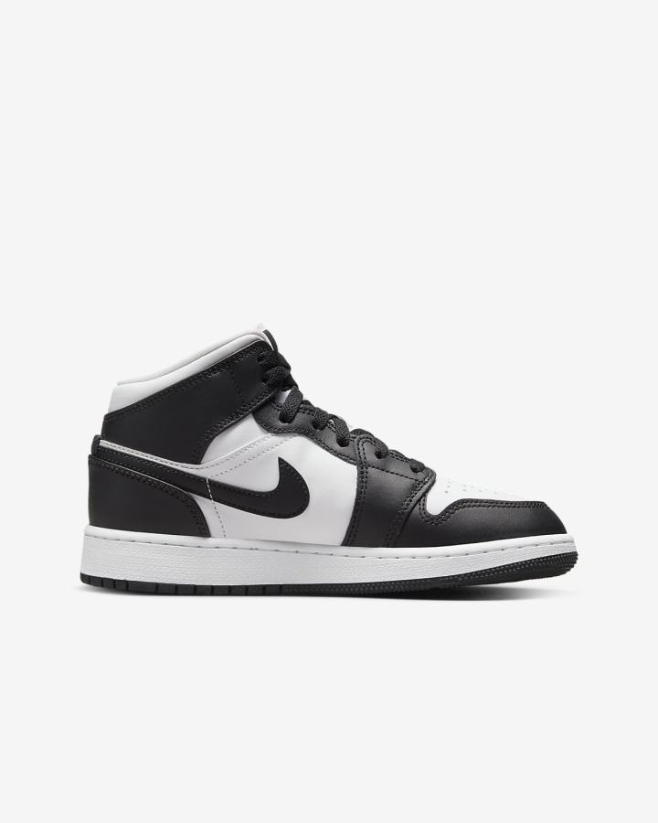 Nike Air Jordan 1 Mid Kids Za Djevojčice Tenisiće Crne Tirkizne Crvene Tamno | HR-62148HDCB