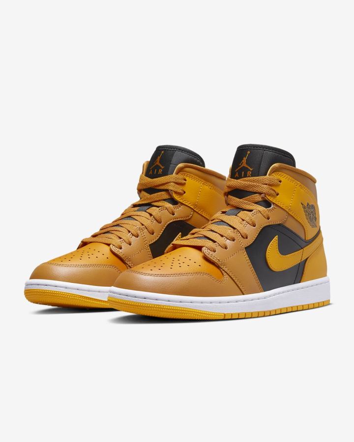 Nike Air Jordan 1 Mid Ženske Tenisiće Crne Bijele | HR-01845DRYZ