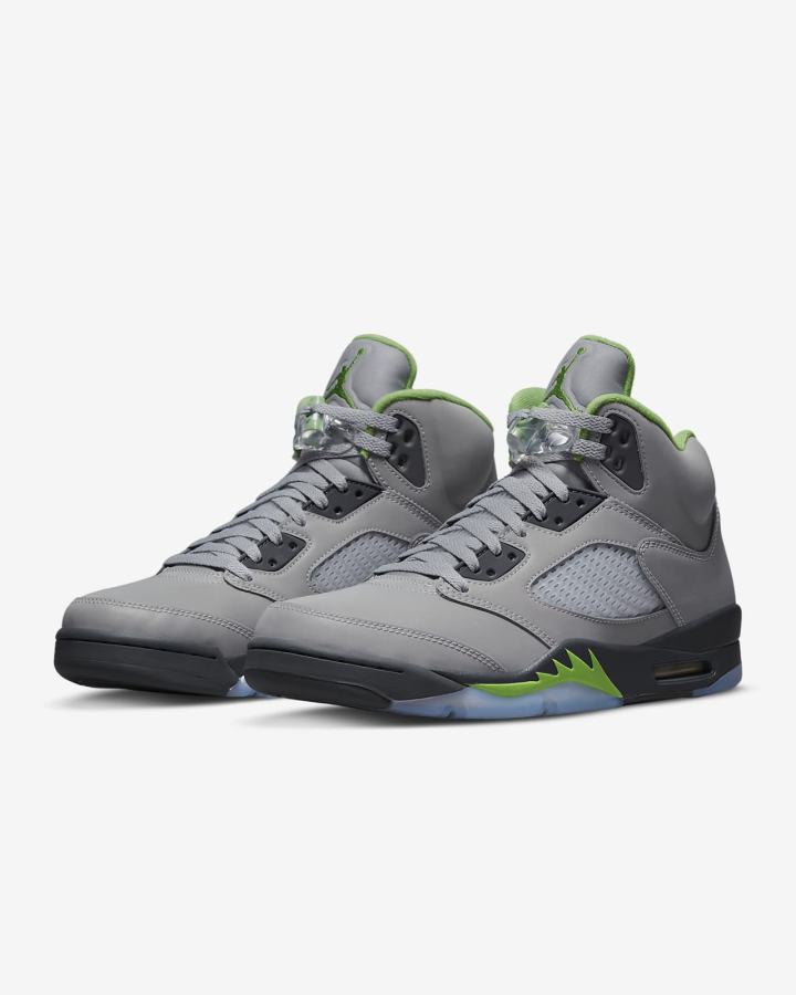 Nike Air Jordan 5 Retro “Green Bean” Muške Tenisiće Srebrne Sive Zelene | HR-96128NKJV