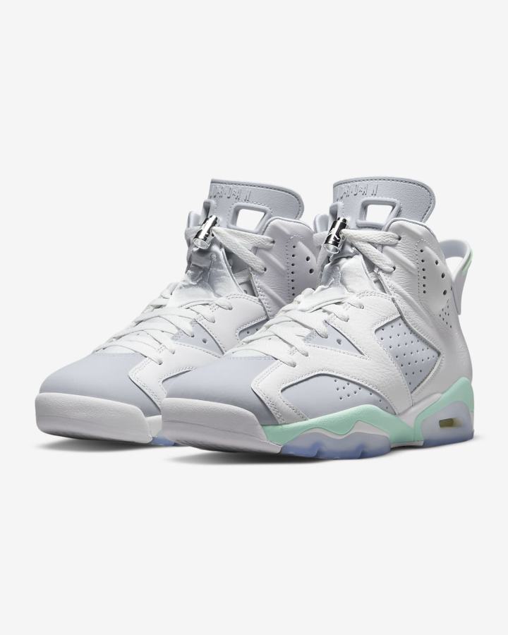 Nike Air Jordan 6 Retro Ženske Tenisiće Bijele Menta Platine | HR-46018LGQE