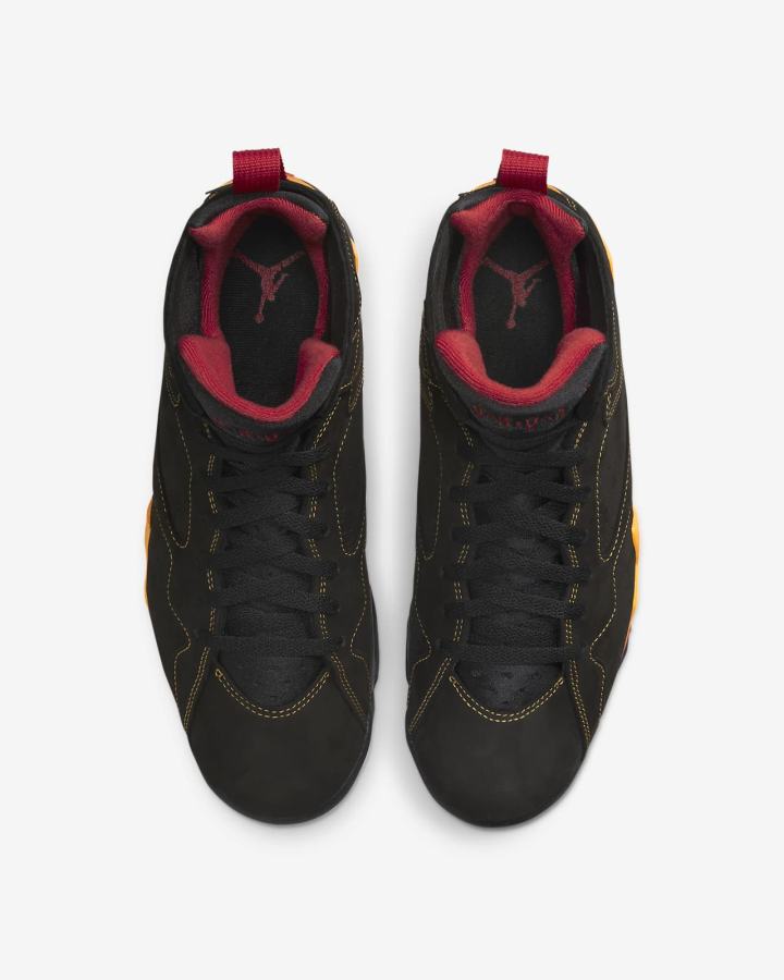 Nike Air Jordan 7 Retro Muške Tenisiće Crne Crvene Narančaste | HR-07281MULF