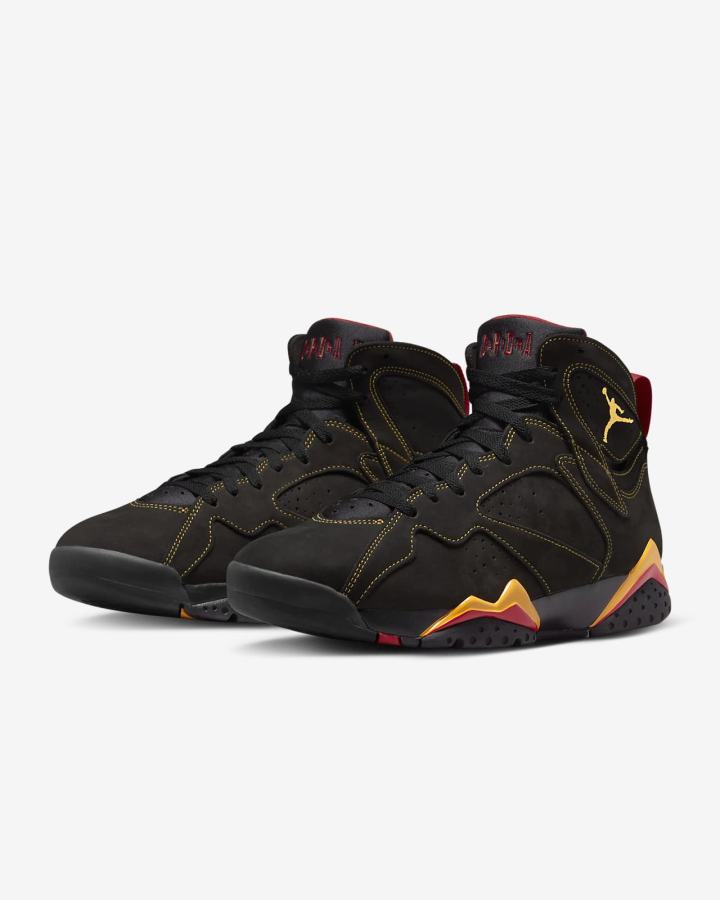 Nike Air Jordan 7 Retro Muške Tenisiće Crne Crvene Narančaste | HR-07281MULF