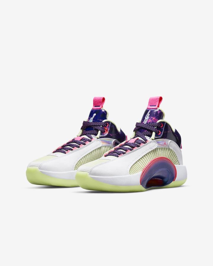 Nike Air Jordan XXXV Luka Kids Za Dječake Košarkaške Cipele Bijele | HR-37659SZPO