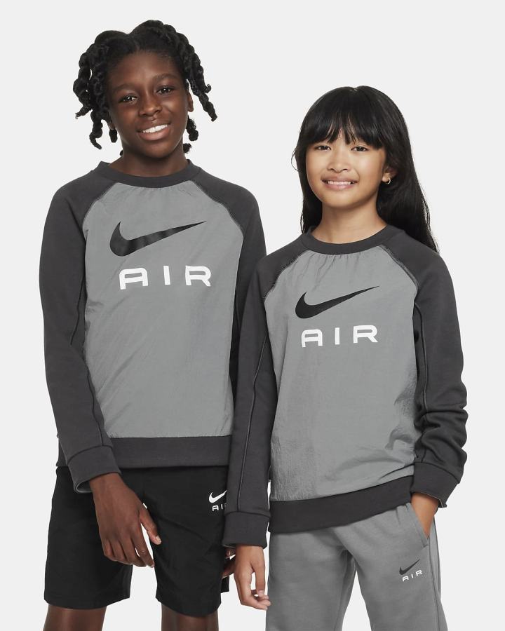 Nike Air Kids Za Djevojčice Dukserice Tamno Sive | HR-26495KXWP